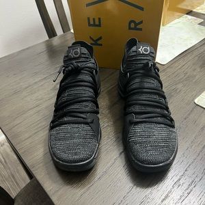 Nike Zoom KD10 Black/Black-Dark Grey